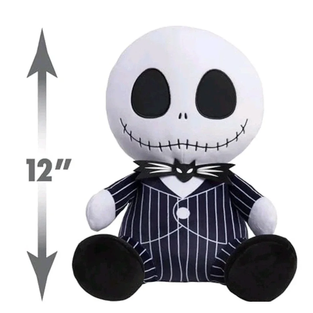 Disney Jack Skellington Weighted Plush – Nightmare Before Christmas – 12